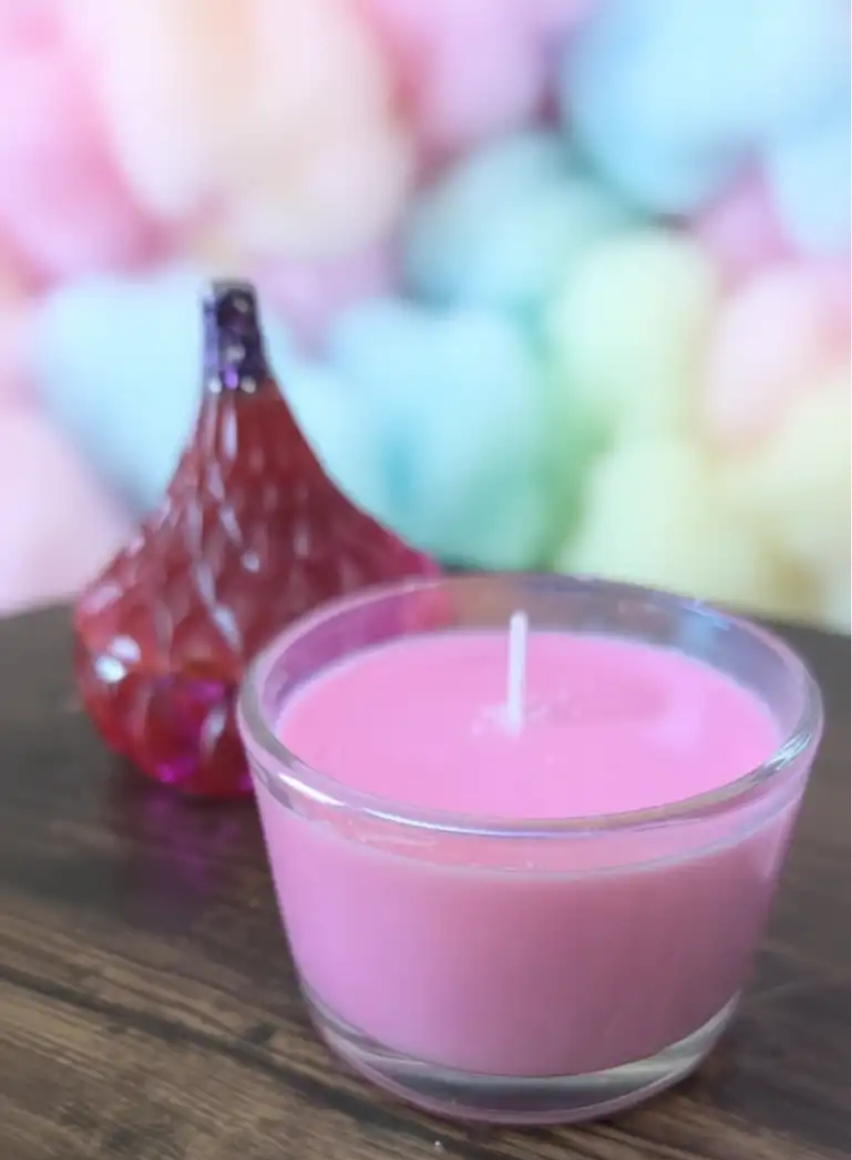 Pink Rose candle